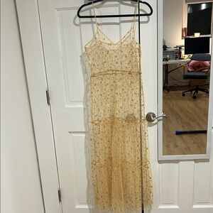 Grant Mercer Star Veil Mesh Maxi